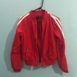 Red Bomber Jacket!